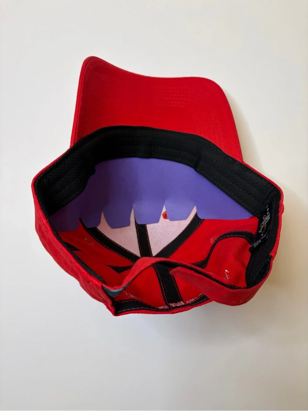 Loudmouth Red Embroidered Logo Golf Cap OSFA